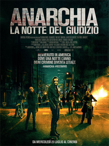 Anarchia - La Notte Del Giudizio - dvd noleggio nuovi distribuito da Universal Pictures Italia