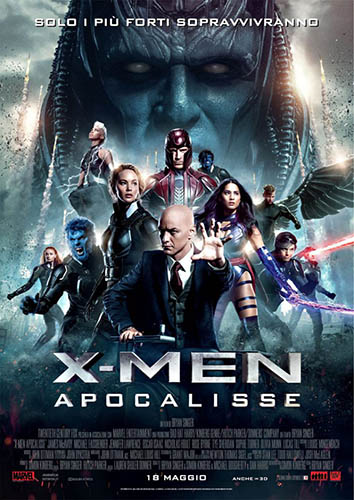 X-Men - Apocalisse BD - dvd ex noleggio distribuito da 01 Distribuition - Rai Cinema