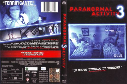 Paranormal activity 3 - dvd ex noleggio distribuito da Universal Pictures Italia