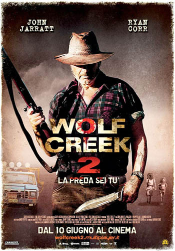 Wolf Creek 2 -  La Preda Sei Tu - dvd ex noleggio distribuito da Cecchi Gori Home Video