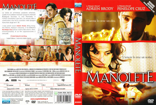 Manolete - Fra mito e passione - dvd ex noleggio distribuito da Eagle Pictures