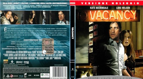 Vacancy - blu-ray ex noleggio distribuito da Sony Pictures Home Entertainment
