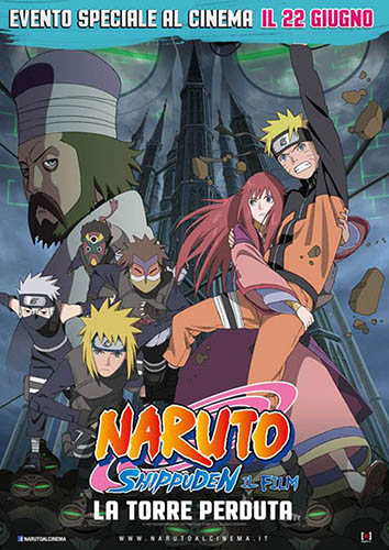 Naruto Shippunden - Il Film - La Torre Perduta - dvd ex noleggio distribuito da Cecchi Gori Home Video