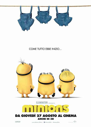 Minions - dvd ex noleggio distribuito da Universal Pictures Italia