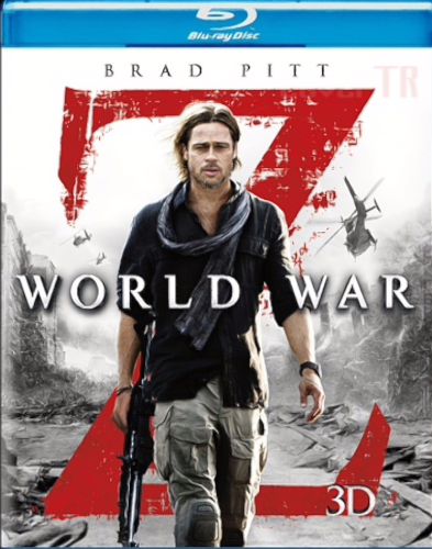 World war z  - blu-ray ex noleggio distribuito da Universal Pictures Italia