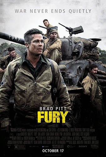 Fury BD - blu-ray ex noleggio distribuito da Universal Pictures Italia