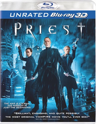 Priest - blu-ray ex noleggio distribuito da Sony Pictures Home Entertainment