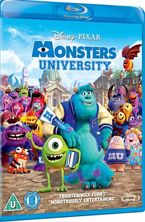 Monsters University BD - blu-ray ex noleggio distribuito da Walt Disney