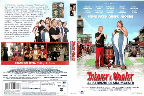 Asterix e Obelix al servizio di sua maestà - dvd ex noleggio distribuito da Warner Home Video