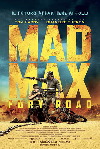 Mad Max -  Fury Road BD - blu-ray ex noleggio distribuito da Warner Home Video
