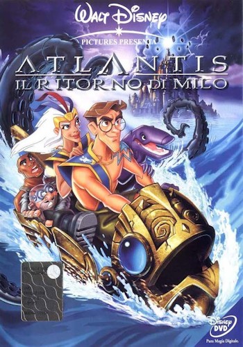 Atlantis - Il Ritorno i Milo - dvd ex noleggio distribuito da Walt Disney