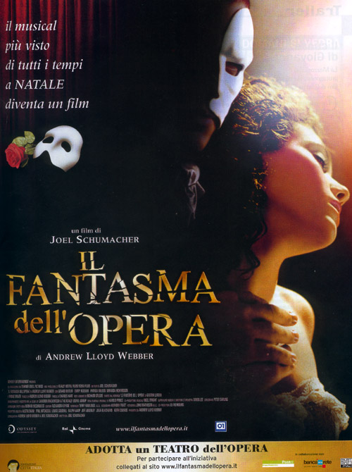 Il fantasma dell'Opera di Joel Schumacher - dvd ex noleggio distribuito da 