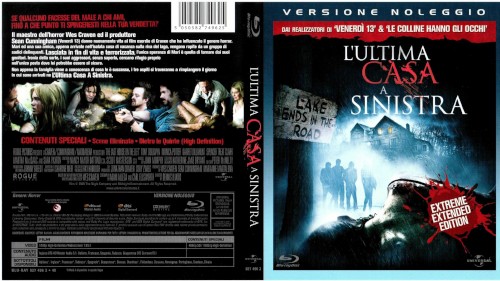 L'ultima casa a sinistra - blu-ray ex noleggio distribuito da Universal Pictures Italia