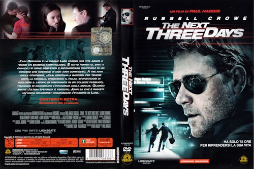 The next three days - dvd ex noleggio distribuito da Medusa Video