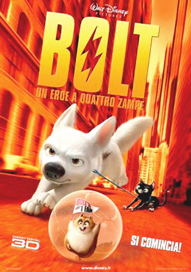 Bolt - Un eroe a 4 zampe - dvd ex noleggio distribuito da Buena Vista Home Entertainment