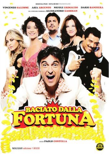 Baciato dalla fortuna (nuovo e sigillato) - dvd ex noleggio distribuito da Medusa Video